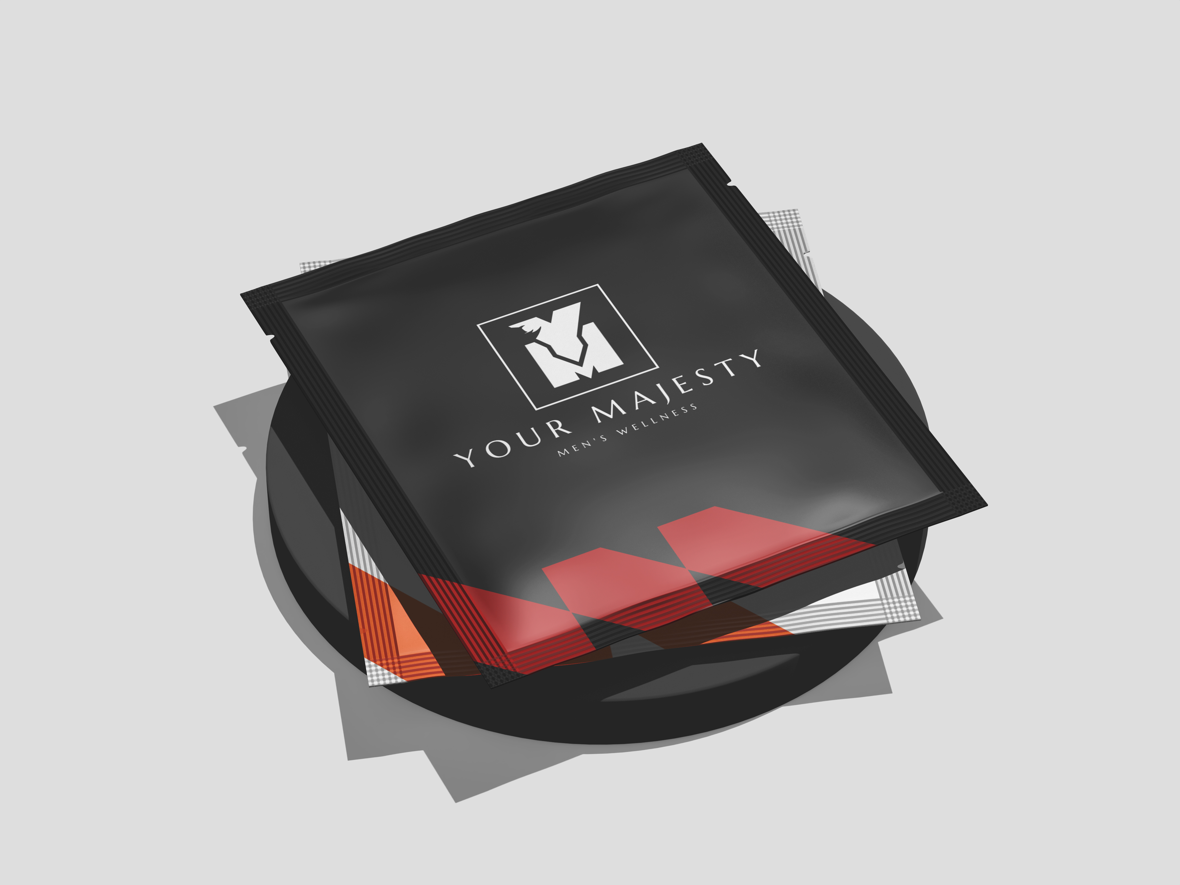 Your Majesty Sachet Packaging Mockup