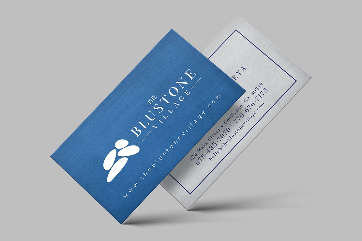 The BluStone Village Business Card