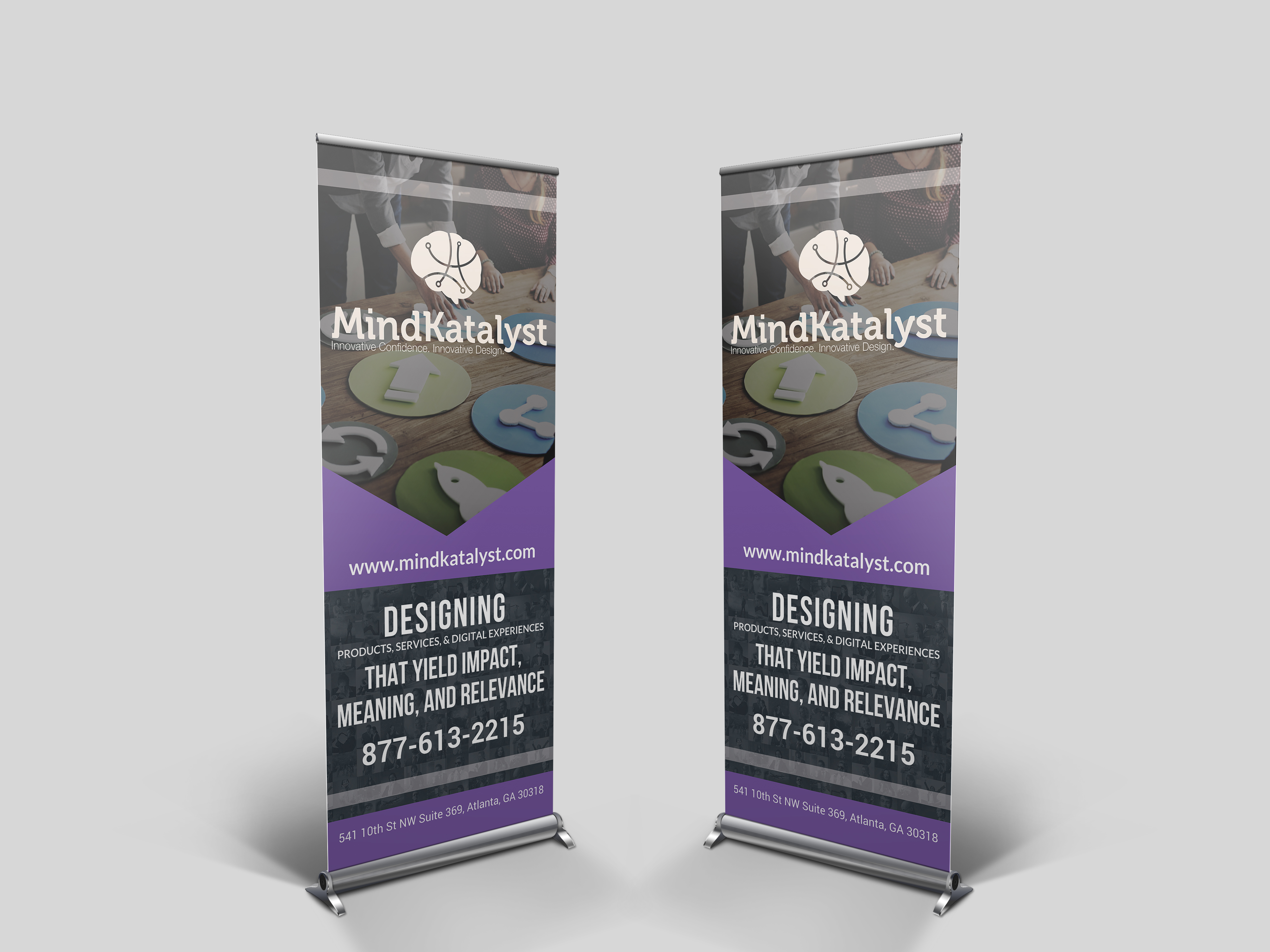 Mind Katalyst Rectractable Banner